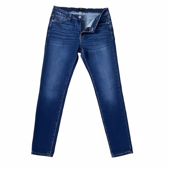KanCan Denim - KanCan Denim Bundle: 2 Pairs Cropped Jeans, Distressed & Classic Wash, Sz 13/30